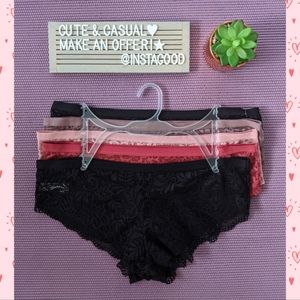 NWOT Adrienne Vittadini 5 Pack Lace Underwear
